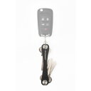 KEYSMART(キースマート) KEYSMART EXTENDED ブラック 15000キーホルダー ホイッスル) 小物(キーホルダー アウトドアギア