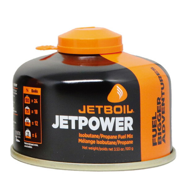 JETBOIL(ジェットボイル) JB.ジェットパワー100G 1824332燃料 アウト…...:auc-odyamakei:10740641