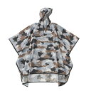 OUTDOOR LOGOS(ロゴス) ポンチョ・アダルトサイズ(カモフラ) 36371830カモフラージュ レインポンチョ レインウェア ウェア アウトドアウェア