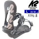 21-22 K2 LINE UP カラー:BLACK Lサイズ ケーツー ライン メンズ スノーボード ビンディング バインディング日本正規品 [対応ブーツサイズ]26cm26.5cm...