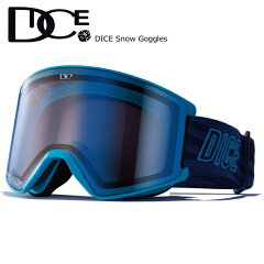 ◆21 DICE SHOW DOWN カラー:BNAV フォトクロミック・アイスミラー ダイス スキー スノーボード ゴーグル 成形シリンダーレンズ ダブルレンズ ニューモデル