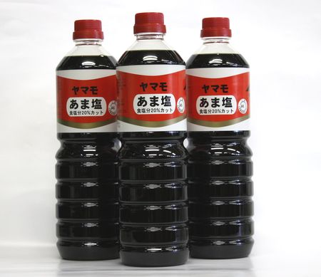 ヤマモ醤油　あま塩　塩分25％カット 1L入り...:auc-ogachu:10000043