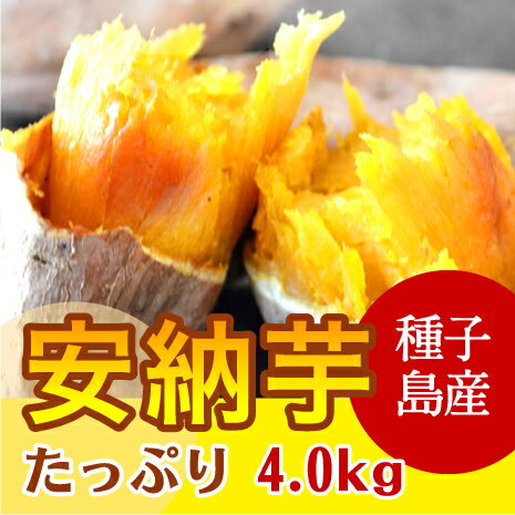 ※蜜芋降臨 大満足 安納芋 冷凍焼き芋 【種子島安納芋 4.0kg】焼き芋 電子レンジ 安納蜜芋 焼き芋 冷凍 安納 簡単 おいもや やきいも【鹿児島 焼き芋専門ショップおいもや】