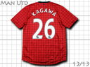 　マンチェスターユナイテッド　12/13　ホーム #26 KAGAWA 香川　ナイキ製200セット即完売！ナンバーを英国から再入荷中です。大変ご迷惑をお掛け致しますが、今しばらくお待ちください。