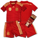【ネーム&ナンバー無料】 2014 スペイン代表 インファント(幼児用) 上下+ソックス adidas