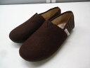 【中古】【あす楽可】Harris Tweed/ハリスツイード しまむら■スリッポンシューズ■M(23.0cm?23.5cm程度)■ブラウン■美品◎とても軽くて履き心地抜群、冬にピッタリな内側ボアデザインのあったかスリッポンシューズ♪
