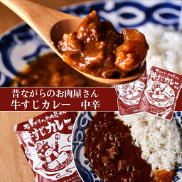 昔ながらのお肉屋さん牛すじカレー220g×2袋【メール便ネコポス】