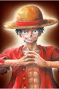 【送料無料】 ジグソーパズル 300ピース ワンピース 肖像画『モンキー・D・ルフィ』 26x38cm 300-1378