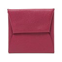 エルメス HERMES バスティア コインケース ルビー シルバー金具 レディース コインケース【中古】