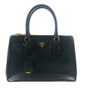 プラダ PRADA ガレリアスモール 1BA863 ネロ レディース【中古】