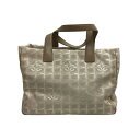 シャネル CHANEL ニュートラベルトート ベージュ ゴールド金具 レディース トートバッグ【中古】