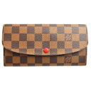 ルイ・ヴィトン LOUIS VUITTON ポルトフォイユ・エミリー N63544 レディース 長財布【中古】