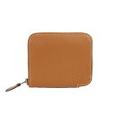 エルメス HERMES アザップコンパクト D刻 ゴールド シルバー金具 レディース コインケース【中古】
