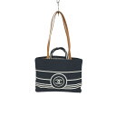 【先着順!最大3万円OFFクーポン配布中!】シャネル CHANEL ショッピング イン デニムトート A92240 ネイビー×ホワイト レディース トートバッグ【中古】