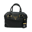 プラダ PRADA ヴィッテロショルダーバッグ 1BB086 レディース カーフ ブラック ショルダーバッグ【中古】