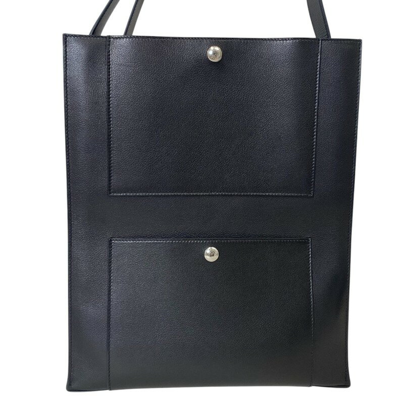 【★最大40,000円OFFクーポン配布中！9/26まで】エルメス HERMES カバッシュ W刻 ブラック シルバー金具 エヴァーグレイン メンズ ショルダーバッグ【中古】