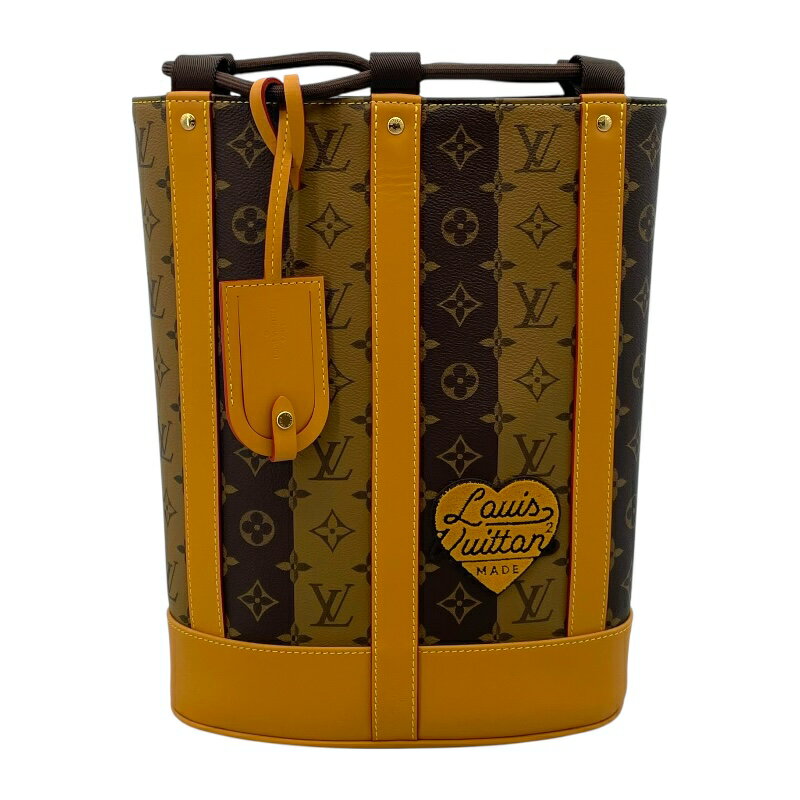 【★最大40,000円OFFクーポン配布中！9/26まで】ルイ・ヴィトン LOUIS VUITTON LV×NIGO ランドネメッセンジャーバッグ M45968 ブラウン モノグラム・リバース ユニセックス リュック・デイパック【中古】
