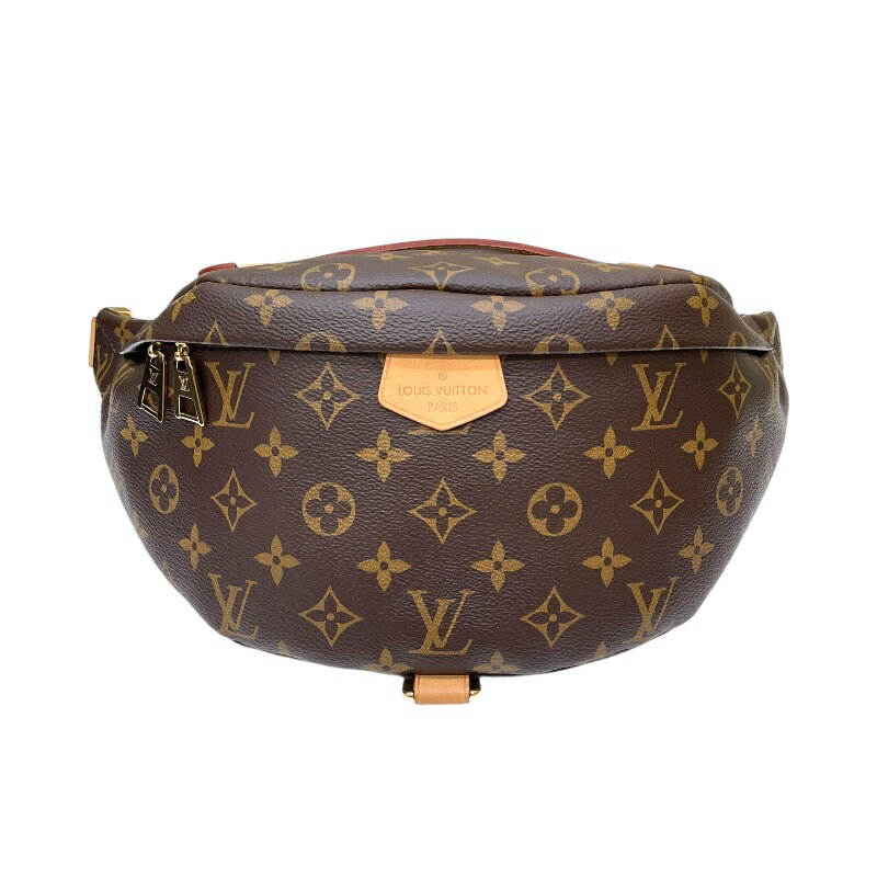 【★最大40,000円OFFクーポン配布中！9/26まで】ルイ・ヴィトン LOUIS VUITTON バムバッグ M43644 ブラウン モノグラム・キャンバス/レザー レディース ボディバッグ【中古】