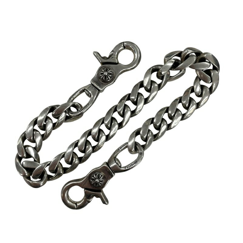 【★最大40,000円OFFクーポン配布中！9/26まで】クロムハーツ CHROME HEARTS ウォレットチェーン シルバー SV メンズ ウォレットチェーン【中古】