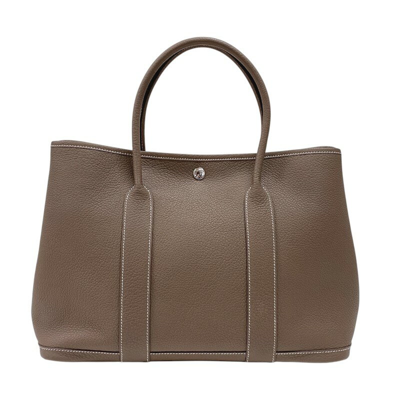 エルメス HERMES ガーデンパーティPM D刻 エトゥープ ネゴンダ ユニセックス トートバッグ【中古】