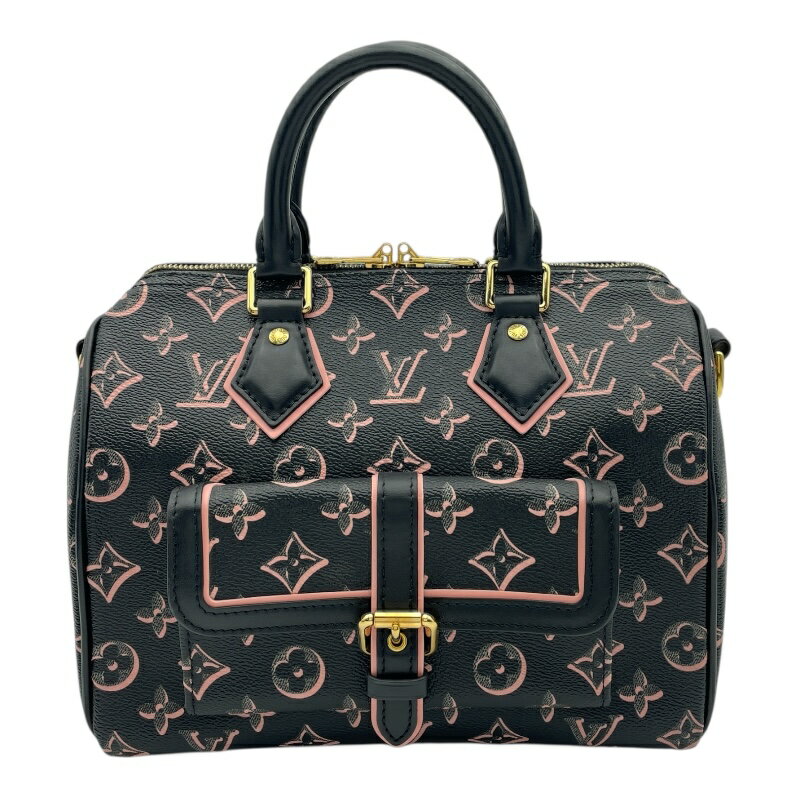 ルイ・ヴィトン LOUIS VUITTON スピーディ・バンドリエール25 M20852 ノワール モノグラム フォール・フォーユー レディース ボストンバッグ【中古】