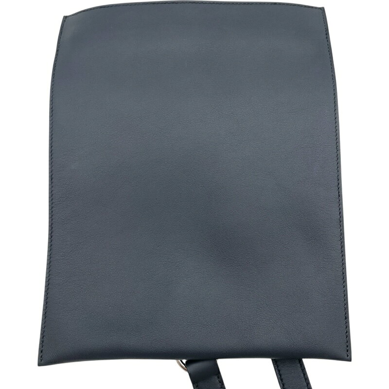 エルメス HERMES ポッシャンプリュス U刻印 ブルーインディゴ SV金具 スイフト メンズ ショルダーバッグ【中古】