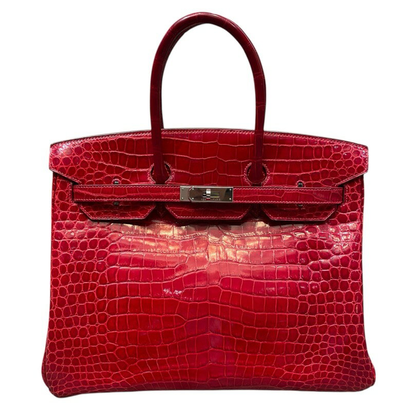 エルメス HERMES バーキン35 ブレイズ SV金具 ポロサスリセ レディース ハンドバッグ【中古】