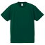 UVカット・吸汗速乾・5枚セット・4.1オンスさらさらドライ Tシャツアイビー グリーン L