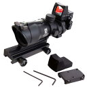 Trijicon ACOG タイプ TA31 トリジコン レプリカ コンバットスコープ 4x32 自動調光 集光チューブ 緑 RMR ドットサイト付 サバイバルゲーム サバゲー ドットサイト ダットサイト