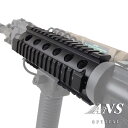 ANS Optical 次世代M4対応ハンドガード プロモデル クワッドレイルシステム RIS ハンドガード AR15/M4 6.5 inch BK サバイバルゲーム サバゲー 装備