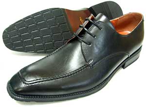 SEVENTH STREET Uチップ ビジネスシューズ 黒 3E（EEE） 27.5cm、28cm（28.0cm）、28.5cm、29cm（29.0cm）、30cm（30.0cm）［大きいサイズ・メンズ・革靴・紳士靴］