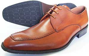 SEVENTH STREET Uチップ ビジネスシューズ 茶色 3E（EEE） 27.5cm、28cm（28.0cm）、28.5cm、29cm（29.0cm）、30cm（30.0cm）［大きいサイズ・メンズ・革靴・紳士靴］