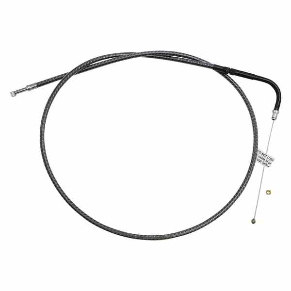 取寄せ カーボンファイバー編組スロットル/アイドルケーブル マグナム Throttle Cable - KARBONFIBR 73198 DRAG 06501768