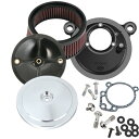エアークリーナーキット Super E/G ドームド ボバー カバー クローム 1991-2003 スポーツスター S&S CYCLE 品番 170-0116 ハーレー パーツ
