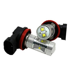 30W LEDフォグランプ　2個セット 16W/H8 H11 HB4　H16 H16(PSX24W) プリウス・アクア用　PSX26W T20 S25 各種ソケット/ヘッドライト　汎用　<strong>プロジェクター</strong>　アルミヒートシンク　CREE EPISTAR OSRAM その他メーカーチップ