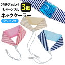 【3個セット】 ネッククーラー 保冷剤 ひんやりタオル 冷感...