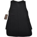 【美品】 グッチ GUCCI ワンピース ドレス ノースリーブ ラウンドネック ひざ丈 シンプル ブラック 40 M 【中古】 p-pe19101476