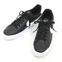 【新品】ナイキ NIKE COURT ROYALE レザー スニーカー ブラック×ホワイト【サイズ25.5】【BLK】【S/S/A/W】【状態ランクN】【メンズ】【11105-956273】【1万円以上送料無料】