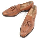 【中古】デュカル Ducal タッセルローファー ブラウン【サイズ40 1/2】【BRW】【S/S/A/W】【状態ランクD】【メンズ】【11102-956010】
