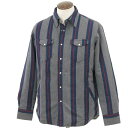 【新品】ギローバー GUY ROVER 中綿 ストライプ シャツブルゾン グレー×ネイビー×レッド 【L】【H9582】【GRY】【A/W】【送料無料】【即日発送可】【メンズ】