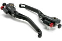 NLT ブレーキ&クラッチ レバーSET 可倒式　【evo3 A2-BLACK】 aprilia RSV1000R Factory 04-08