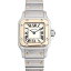 Cartier(カルティエ) サントスガルベ SM W20012C4 アイボリー/Ivory 新品 レディースカルティエ サントスガルベ SM W20012C4 レディース(0066CAAN0170)【新品】【腕時計】【送料無料】