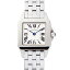 Cartier(カルティエ) サントス ドゥモワゼル SM W25064Z5 ホワイト/White 新品 レディースカルティエ サントス ドゥモワゼル SM W25064Z5 レディース(0066CAAN0237)【新品】【腕時計】【送料無料】