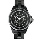【48回払いまで無金利】シャネル J12 黒セラミック 8P...