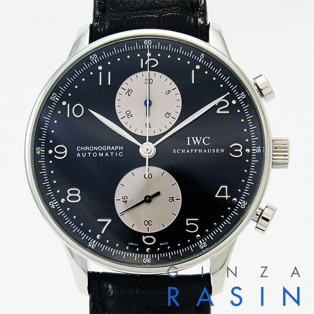 【中古】IWC ポルトギーゼ クロノグラフ IW371404(3714-04) メンズ(1HIWU000011)