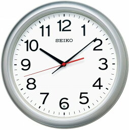 【送料無料】SEIKO CLOCK (セイコークロック) 掛け時計 銀色メタリック 直径30.7×4.7cm 電波 <strong>アナログ</strong> KX250S ※北海道・九州・沖縄・離島は別途送料（1080円〜2160円）人気　シンプル　可愛い　綺麗　シルバー　<strong>映画</strong>　デザイナーズ　記念品　お祝い　洋室 キャンプ 保証