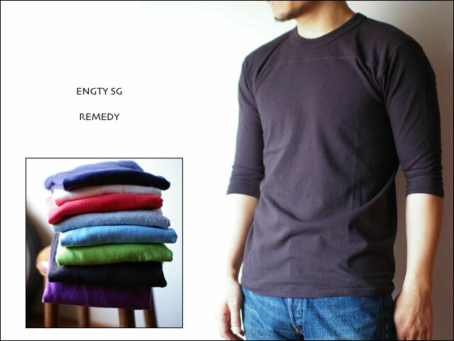 ENTRY SG[エントリーセスジー]　REMEDY[レメディ]　五分丈Tシャツ [MEN'S]2012年 夏の新色入荷！◯メール便対応◯