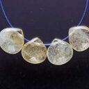 シトリン(黄水晶)・マロンドロップ11mm・1個【天然石ビーズ】【アクセサリー製作に】