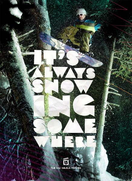 SALE！OFF！新品DVD！[スノーボード] It's Always Snowing Somewhere！