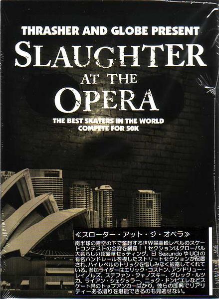 SALE！OFF！新品DVD！[スケートボード] SLAUGHTER AT THE OPERA！